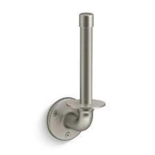 WORTH TOILET PAPER HOLDER IN BRUSHED NICKEL BRAND/MODEL KOHLER RETAIL PRICE: $26.88 QUANTITY 1