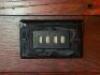 22' MAHOGANY WOOD BAR FRONT AND BACK SYSTEM - WITH PANEL BAR FRONT / BRASS RAIL / (4) - USB PORTS / (8) COAT HOOKS - 25