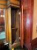 22' MAHOGANY WOOD BAR FRONT AND BACK SYSTEM - WITH PANEL BAR FRONT / BRASS RAIL / (4) - USB PORTS / (8) COAT HOOKS - 39