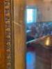 22' MAHOGANY WOOD BAR FRONT AND BACK SYSTEM - WITH PANEL BAR FRONT / BRASS RAIL / (4) - USB PORTS / (8) COAT HOOKS - 43