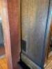 22' MAHOGANY WOOD BAR FRONT AND BACK SYSTEM - WITH PANEL BAR FRONT / BRASS RAIL / (4) - USB PORTS / (8) COAT HOOKS - 45