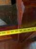 22' MAHOGANY WOOD BAR FRONT AND BACK SYSTEM - WITH PANEL BAR FRONT / BRASS RAIL / (4) - USB PORTS / (8) COAT HOOKS - 48