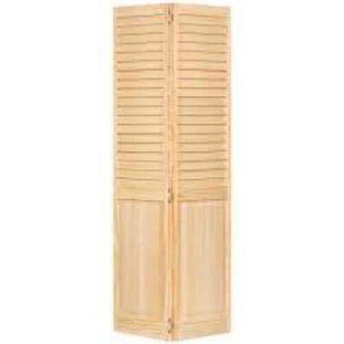 (2) 30 IN. X 80 IN. 30 IN. PLANTATION LOUVERED SOLID CORE UNFINISHED-PANEL WOOD INTERIOR CLOSET BI-FOLD DOOR BRAND/MODEL KIMBERLY BAY RETA