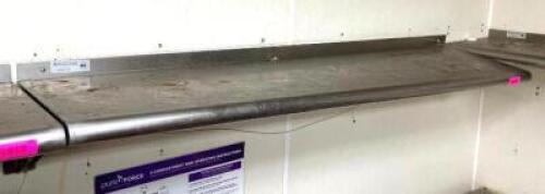 5' STAINLESS STEEL WALL MOUNT SHELF