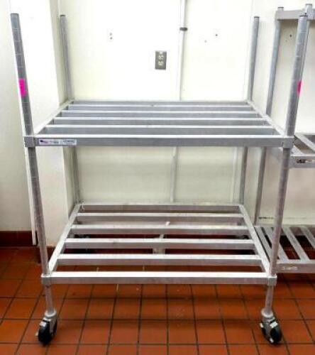 4' 2-TIER KEG RACK ON CASTERS