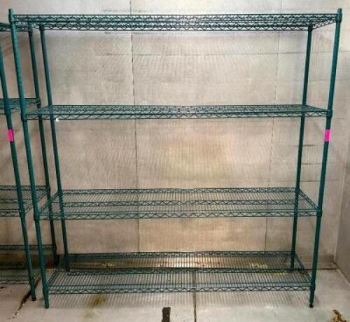 6' 4-TIER WIRE SHELVING UNIT