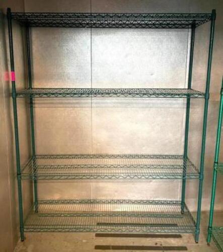 5' 4-TIER WIRE SHELVING UNIT
