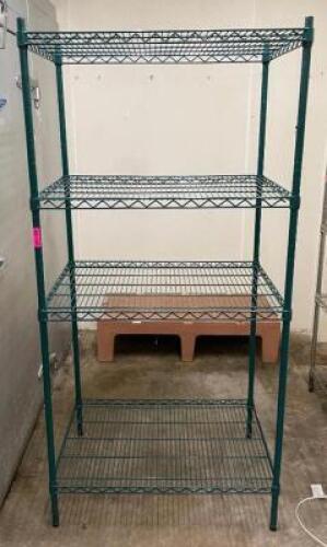 3' 4-TIER WIRE SHELVING UNIT