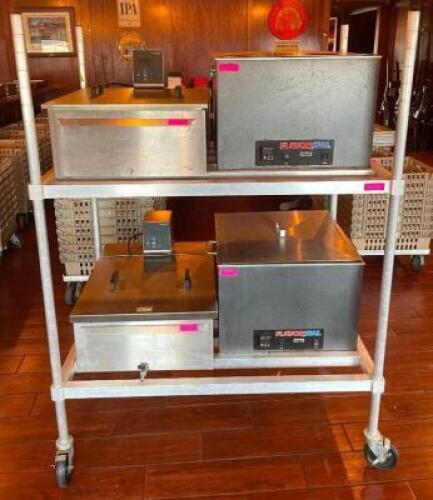 4' 2-TIER KEG RACK ON CASTERS