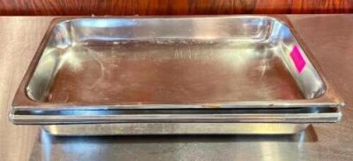 (6) FULL SIZE STAINLESS STEEL PANS