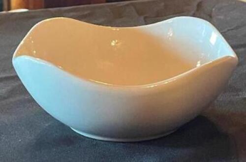 (24) - CT. SET OF 26 OZ. PORCELAIN SQUARE QUAD BOWLS