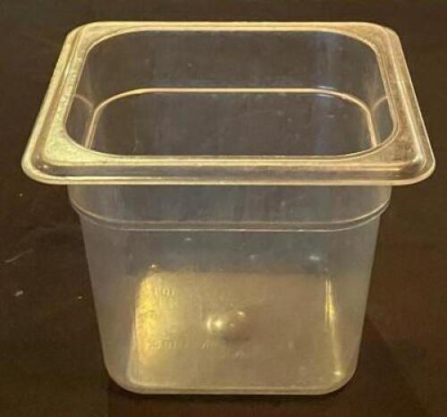 (8) - 1/6 SIZED PLASTIC PAN INSERTS
