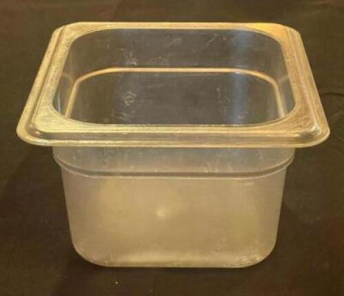 (10) - 1/6 SIZED PLASTIC PAN INSERTS