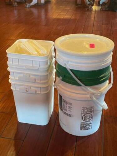 (6) - CT. SET OF UTILITY BUCKETS