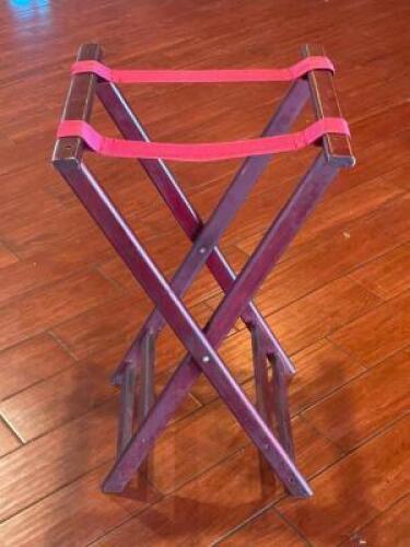 (5) - FOLDING SERVING STANDS