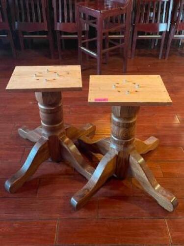 (2) - 25" TABLE BASES