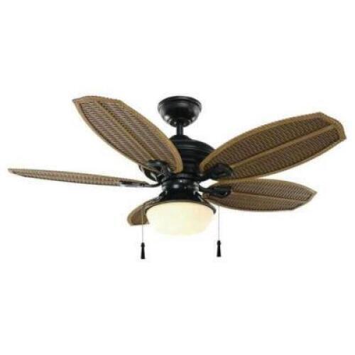PALM BEACH III 48" LED NATURAL IRON CEILING FAN BRAND/MODEL HAMPTON BAY RETAIL PRICE: $119.00 QUANTITY 1