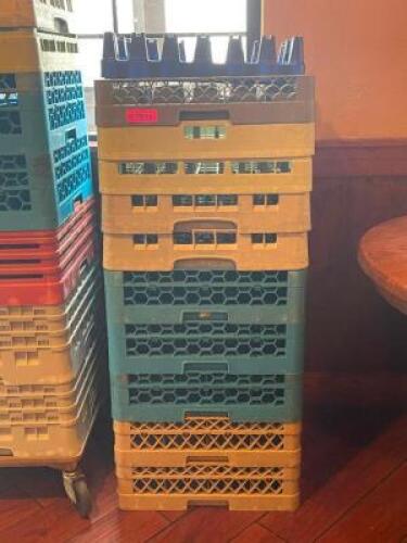 (10) - PC. FULL SIZED GLASS RACK SET