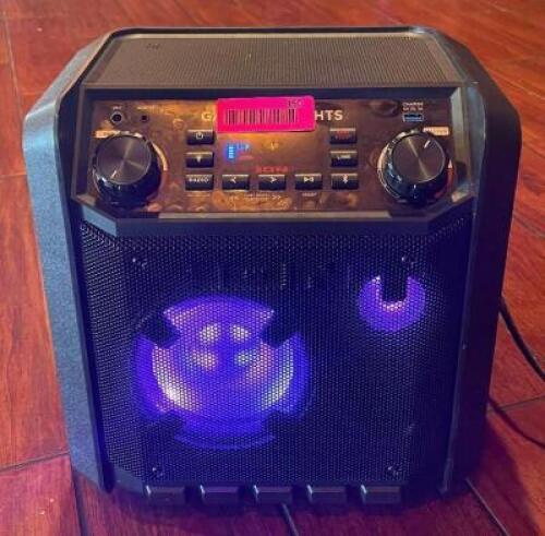 GAME TIME LIGHTS PORTABLE SPEAKER