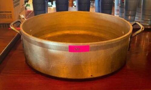 24 QT. HEAVY DUTY ALUMINUM BRAZIER PAN