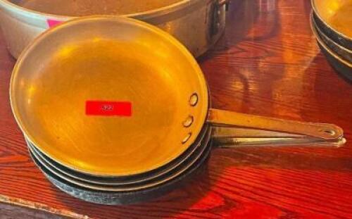 (4) - 10.5" FRYING PANS