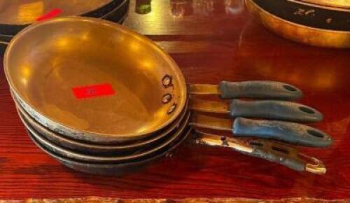 (4) - 10.5" FRYING PANS
