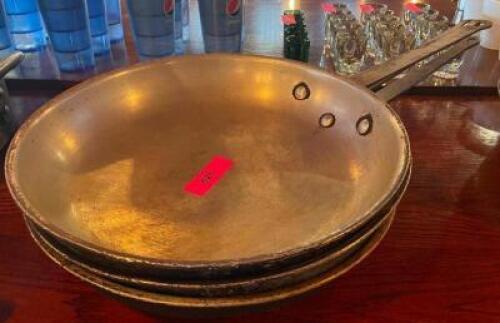 (3) - 14" FRYING PANS
