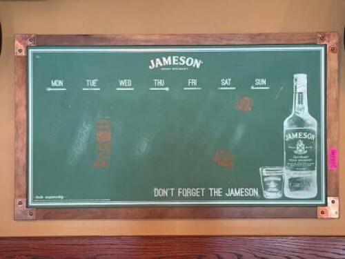 42" JAMESON WEEKLY SPECIALS CHALK BOARD