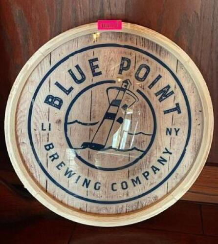 BLUE POINT BREWING COMPANY FRAMED WALL SIGN