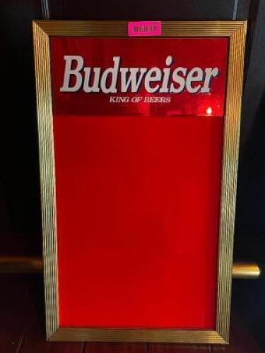 BUDWEISER FELT WALL DISPLAY