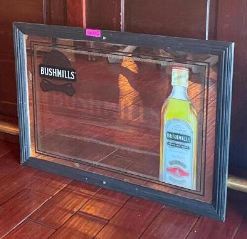 40" BUSHMILLS / BRANDED PUB MIRROR