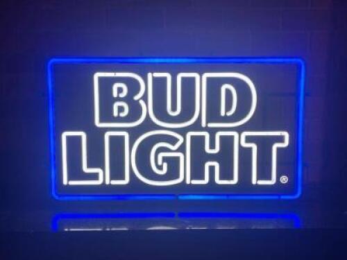 28" BUD LIGHT NEON SIGN
