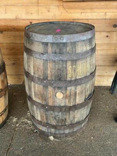 35" SCHLAFELY BREWING COMPANY BARREL DECORATION