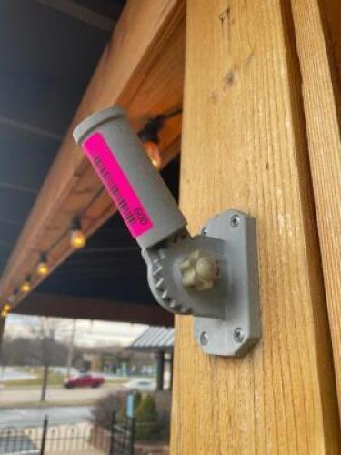 (2) - WALL MOUNTED FLAG POLE HOLDERS