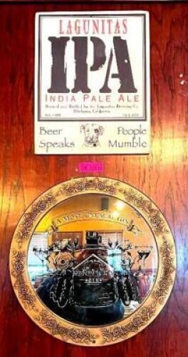 (2) ALCOHOL WALL DECOR
