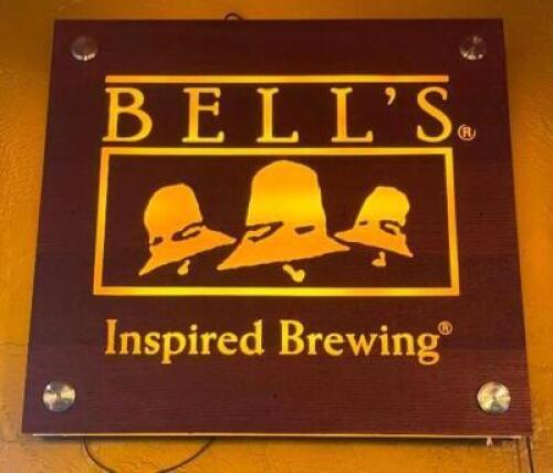 BELL'S LIGHT UP SIGN