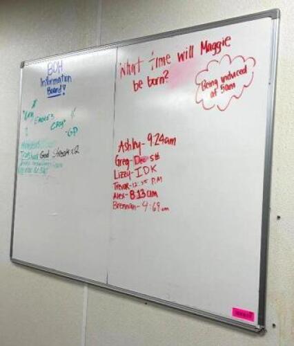 WALL MOUNT DRY ERASE BOARD
