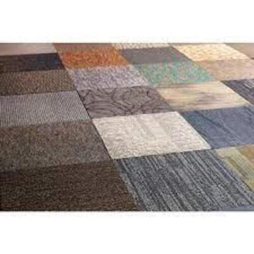 (4) VERSATILE ASSORTED COMMERCIAL PATTERN 24 IN. X 24 IN. CARPET TILE (10 TILES/CASE) BRAND/MODEL TRAFFICMASTER RETAIL PRICE: $30.00 THIS