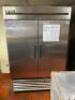 TRUE TWO DOOR COMMERCIAL REFRIGERATOR. - 2