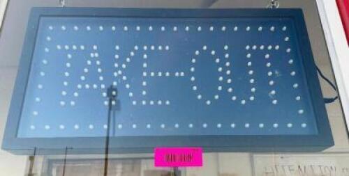 LED TAKE-OUT SIGN