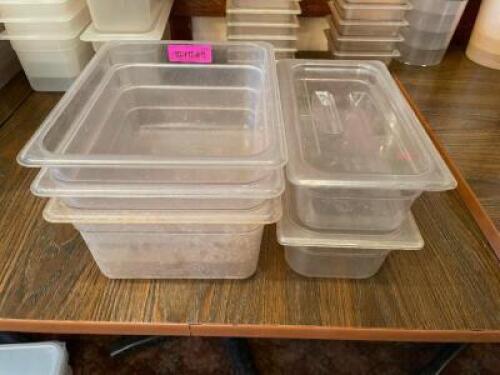 (4) ASSORTED PLASTIC INSERTS.