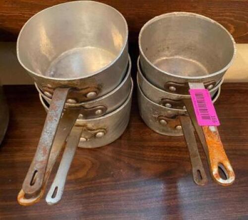 (5) 5" SAUCE POTS