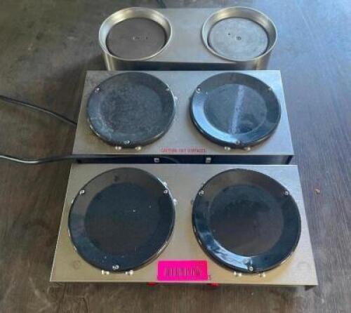 (3) - ELECTRIC COFFEE WARMERS