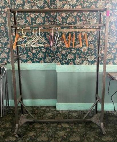 5 FT. ROLLING COAT RACK