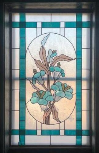 STAINED GLASS WINDOW PANEL