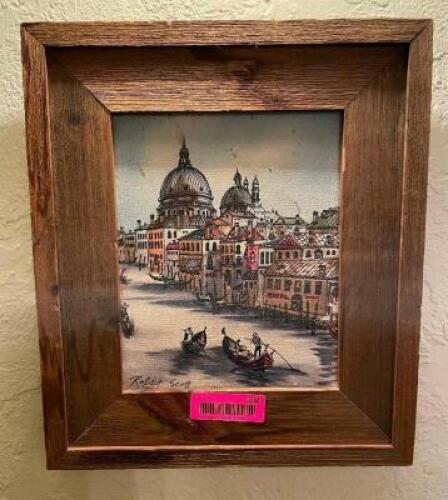 (2) SMALL FRAMED PRINTS.