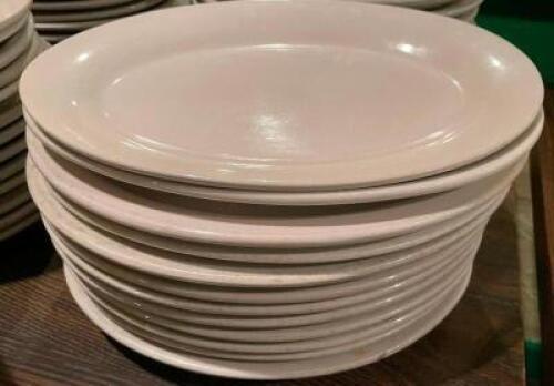 (12) 11.5" OVAL PLATTERS