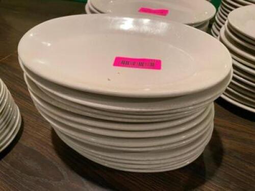 (12) 11.5" OVAL PLATTERS