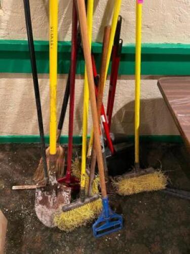 (1) LOT OF ASSORTED CLEANING SUPPLIES.