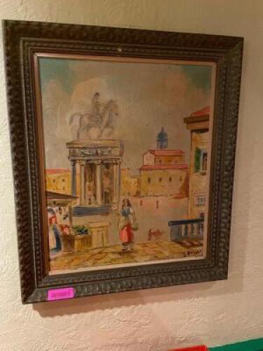 (2) FRAMED PAINTINGS